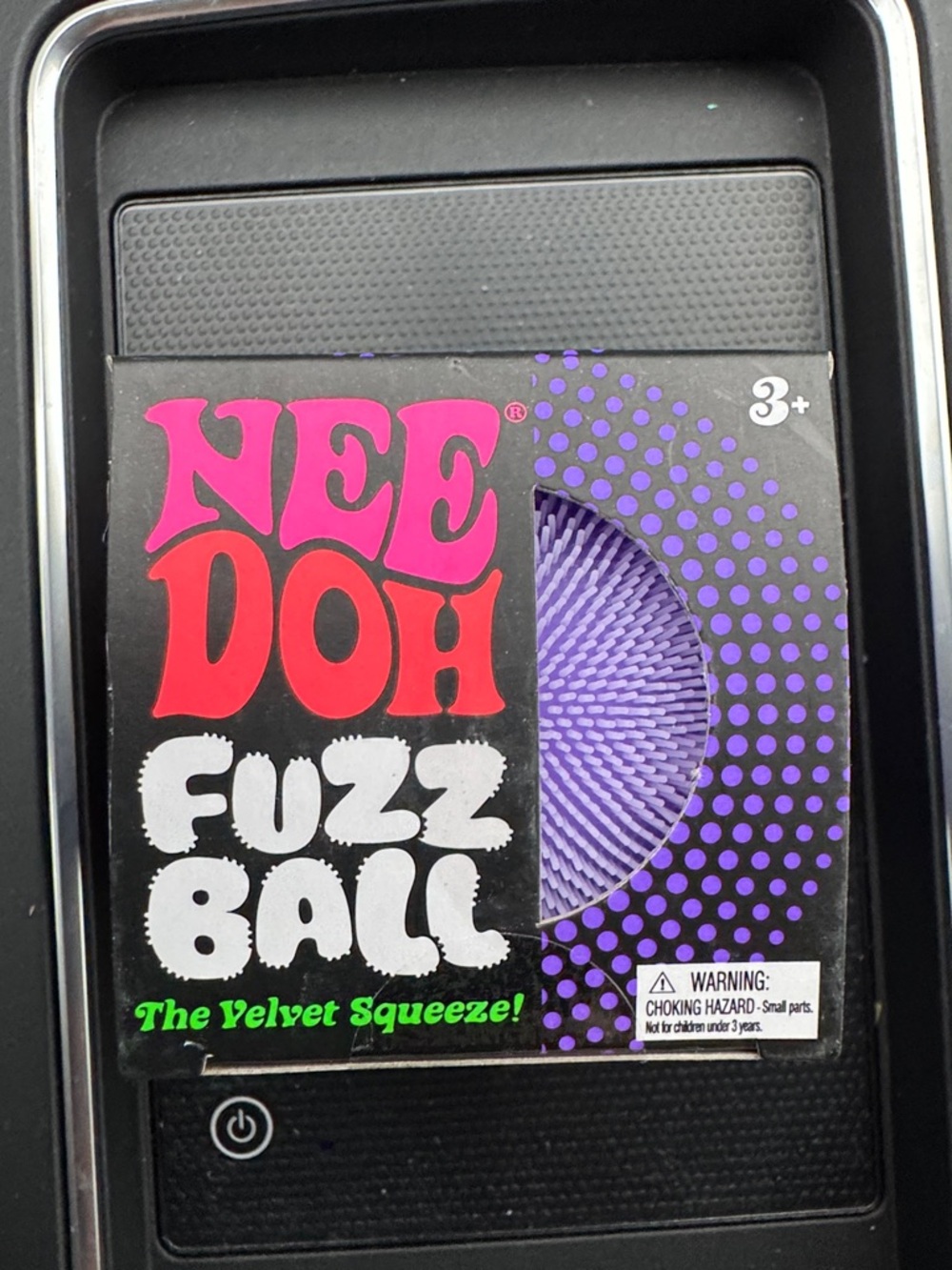 Purple Fuzz Ball - Velvet Squeeze